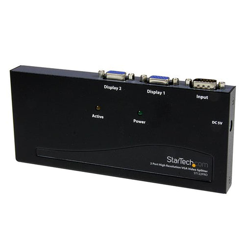 2PORT HIGH RESOLUTION VGA VIDEO SPLITTER 350 MHZ