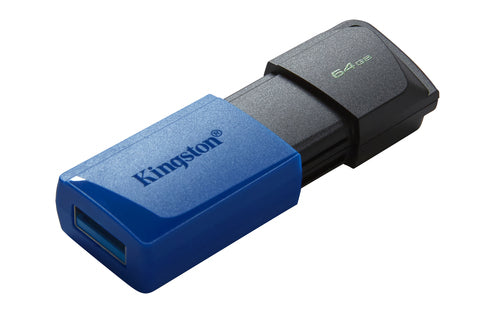 64GB USB3.2 GEN 1 DATATRAVELER EXODIA M BLACK+ BLUE