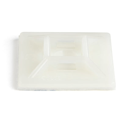 100PK ADHESIVE CABLE TIE MOUNTS WIRE ZIP TIE MOUNTING BASE ANCHOR L