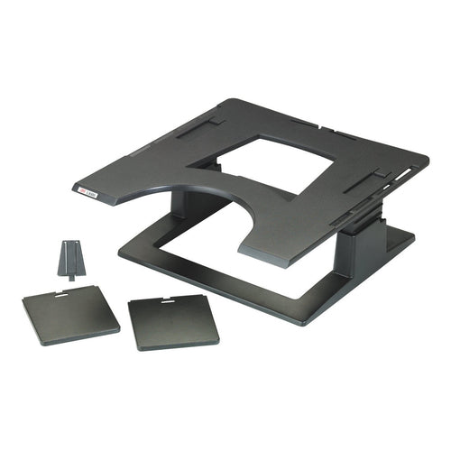 ADJUSTABLE NOTEBOOK RISER BLACK 4-6 INCHES ADJUSTABLE