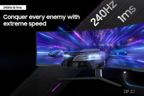 57IN 32:9 VA 240HZ 7680X2160 FAS USB HUB FREESYNC PREMPRO 1YR