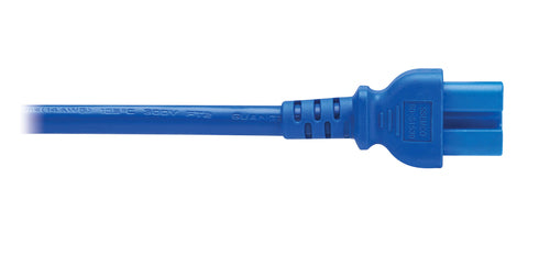 PDU POWER CORD C15 P-LOCK C14 HEAVY-DUTY 15A 250V 6FT BLUE 6-PACK (P018-E06-ABL-6)