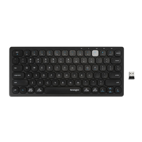 MULTI-DEVICE DUAL WRLS COMPACT KEYBOARD BLACK