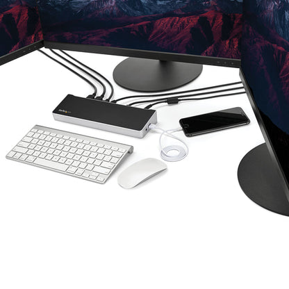 TRIPLE MONITOR USB C DOCK 100W TYPE C DOCKING STATION USBC DOCK