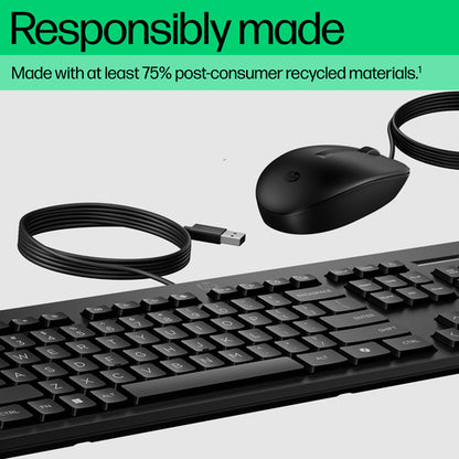 HP 225 WIRED MOUSE AND KB G2 (AX2Y7AA#ABA)