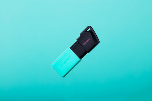 256GB USB3.2 GEN1 DATATRAVELER EXODIA M BLACK+ TEAL (DTXM/256GB)