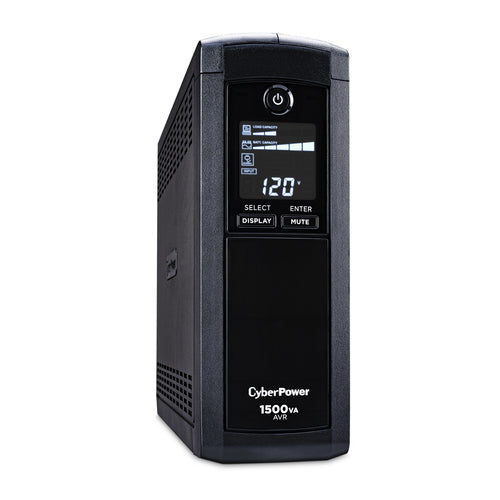 1500VA/900W MINI-TOWER AVR UPS 12 OUTLET LCD SERIAL/USB 3YR WTY
