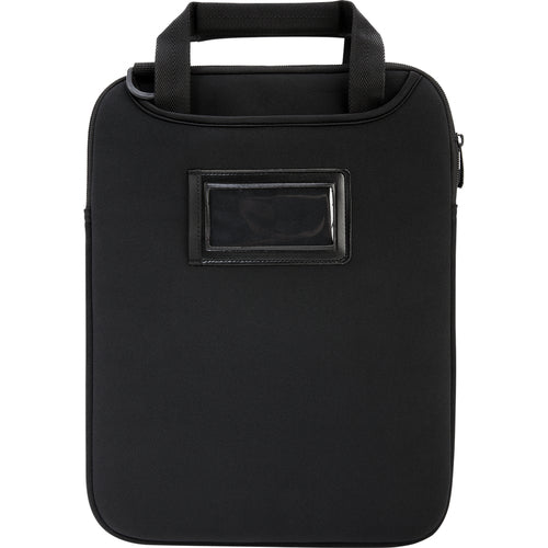 VERTICAL SLIPCASE WITH HIDEAWAY HANDLES FOR NOTEBOOK BLACK 12IN
