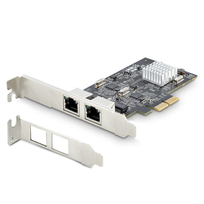2-PORT 2.5G PCIE NETWORK CARD - DUAL NBASE-T ETHERNET CARD