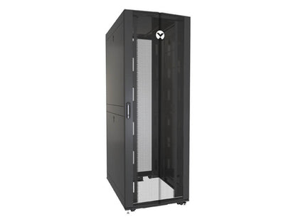VR RACK 48U W DOORS/SIDES AND CASTERS W/ SHOCK CUST PAYS FRT