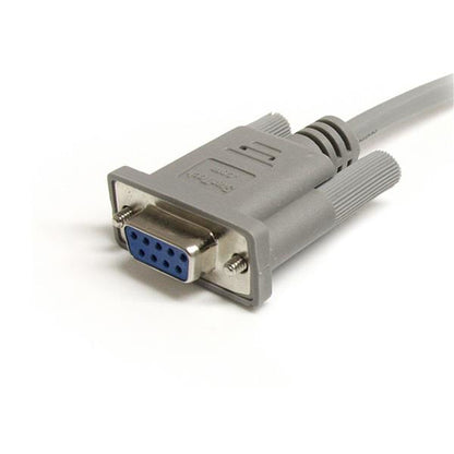 25FT DB9 M/F NULL MODEM SERIAL CABLE