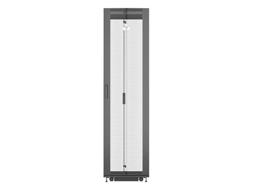 VR RACK 48U W DOORS/SIDES AND CASTERS W/ SHOCK CUST PAYS FRT