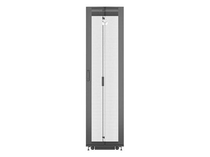 VR RACK 48U W DOORS/SIDES AND CASTERS W/ SHOCK CUST PAYS FRT