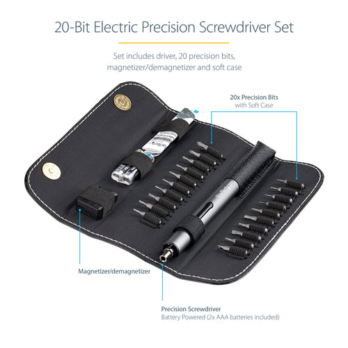 ELECTRIC PRECISION SCREWDRIVER PORTABLE TOOLSET POWERED REPAIR KIT
