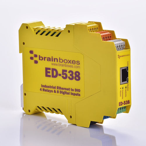 ETHERNET TO DIGITAL IO RELAY 8 DIGITAL INPUT  4 FORM A RELAYS (ED-538)
