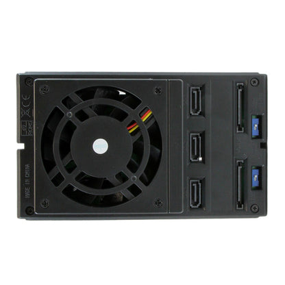 HARD DRIVE BAY MOBILE RACK 3.5 SATA SAS HDD TRAYLESS HOT SWAP (HSB3SATSASBA)