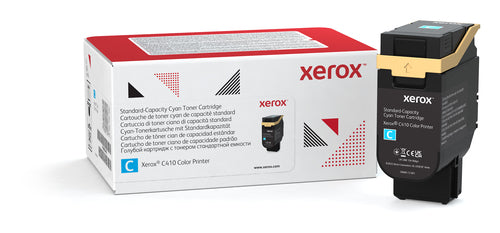 CYAN STANDARD CAPACITY TONER XEROX C410 USE  RETURN (006R04678)