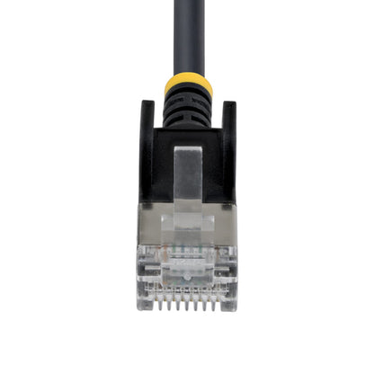 ULTRA SLIM CAT6A CABLE BLACK SLIM RJ45 FTP PATCH CABLE (N6APATSTP34BKS-10FT)