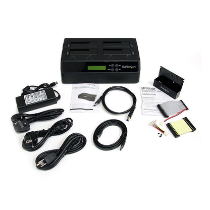 4BAY HARD DRIVE DUPLICATOR DOCK HDD SSD CLONER WIPER DISK ERASER