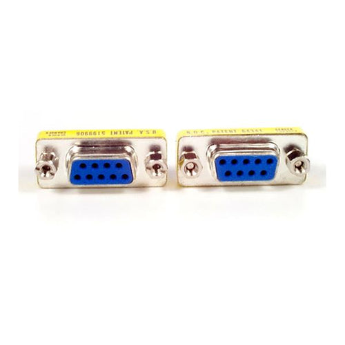 SLIMLINE DB9 GENDER CHANGER DB-9F DB-9F