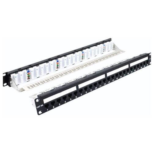 CAT6A PATCH PANEL 24 PORT 1U