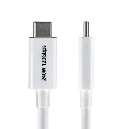 CERTIFIED THUNDERBOLT 5 CABLE 80GBPS/120GBPS/8K 60HZ/240W - WHITE