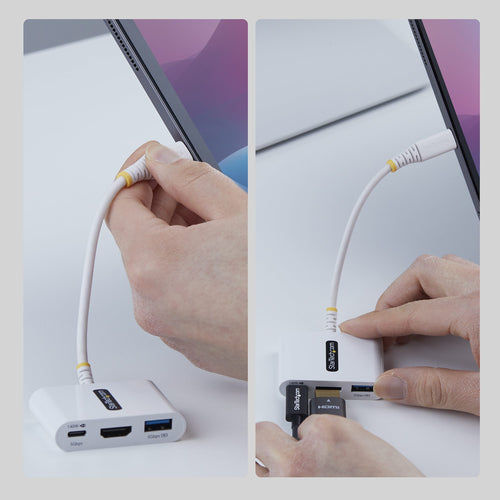USB-C TO HDMI MULTIPORT HUB - 140W CHARGING 4K 60HZ USB 5GBPS