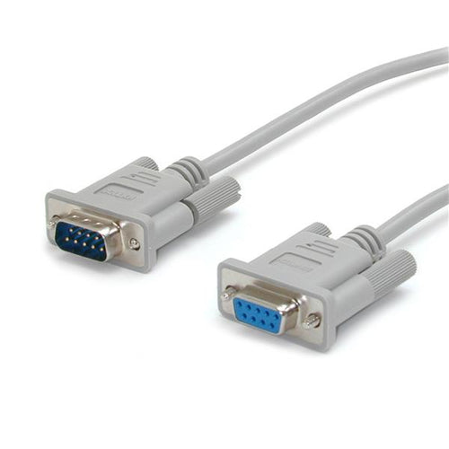 15FT VGA MONITOR NULL MODEM SERIAL CABLE DB9 M/F