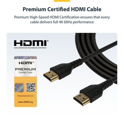 3FT HDMI 2.0 CABLE HDMI CABLE PREMIUM CERTIFIED HDMI CORD RUGGED