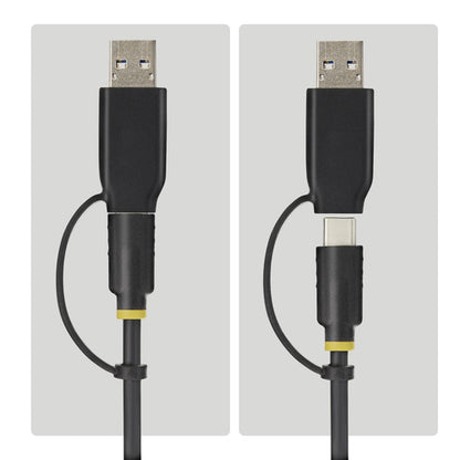 M.2 NVME AND SATA SSD ADAPTER USB-C/USB-A 10GBPS SSD/HDD READER
