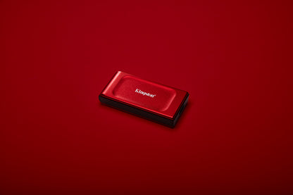 2TB XS1000 RED EXTERNAL USB 3.2 GEN 2 PORTABLE SOLID STATE DRIVE