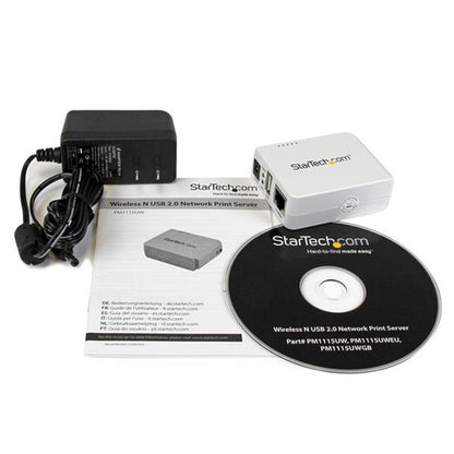 WIRELESS PRINT SERVER 1 PORT USB WIFI NETWORK PRINT SERVER