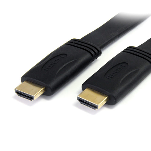 15FT FLAT HDMI CABLE HIGH SPEED HDMI TO HDMI CORD UHD 4K 30 HZ M/M
