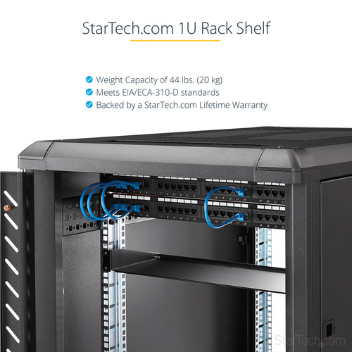 1U SERVER RACK SHELF UNIVERSAL CANTILEVER RACK MOUNT TRAY