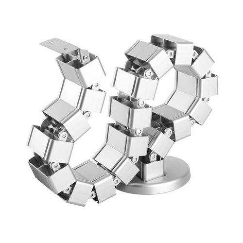 CABLE MANAGEMENT SPINE VERTICAL WIRE ORGANIZER FOR ADJUSTABLE DESK