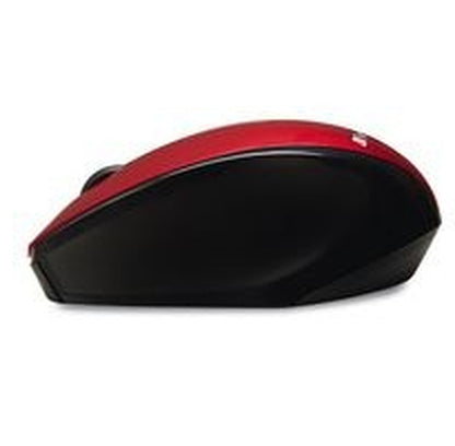 WIRELESS BLUE LED OPTICAL MOUSE MULTI-SURFACE NANO RED 97995