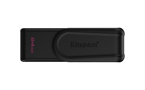 64GB PORTABLE USB 3.2 GEN 1 DATATRAVELER EXODIA S BLACK/BLACK