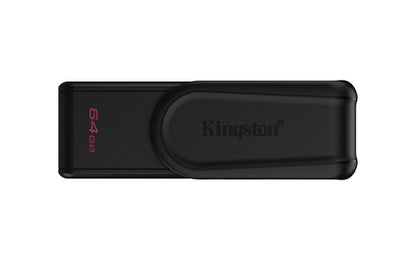 64GB PORTABLE USB 3.2 GEN 1 DATATRAVELER EXODIA S BLACK/BLACK