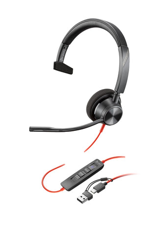 POLY BW 3310-M USB-C HS USB-C/A +USB-C/A (8X216AA)
