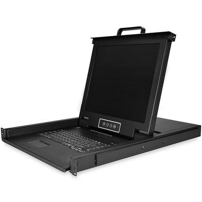 8 PORT RACKMOUNT KVM CONSOLE INTEGRATED LCD MONITOR KVM SWITCH