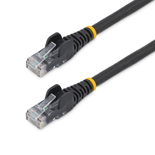 6FT BLACK CAT6 ETHERNET CABLE LSZH SNAGLESS PATCH CABLE LAN RJ45