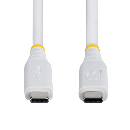 1.5FT USB4 CABLE WHITE USB-IF CERTIFIED 8K60/DP2.1/240W/40GBPS