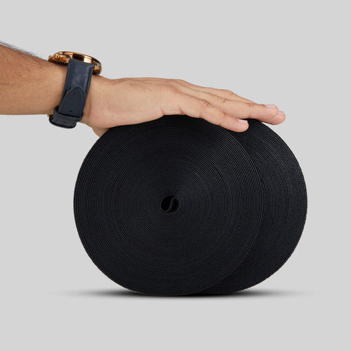 30.5M HOOK AND LOOP ROLL BLACK 0.5IN (1.2CM) WIDE (HKLP5005B)