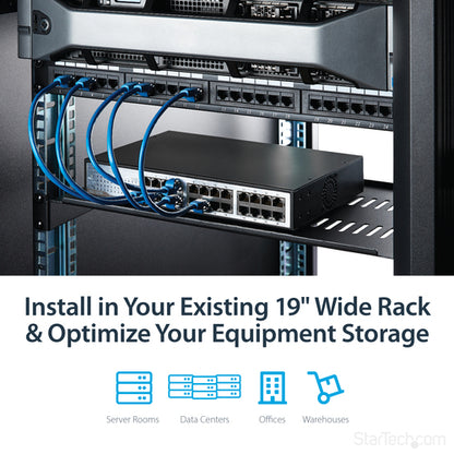 1U SERVER RACK SHELF UNIVERSAL CANTILEVER RACK MOUNT TRAY