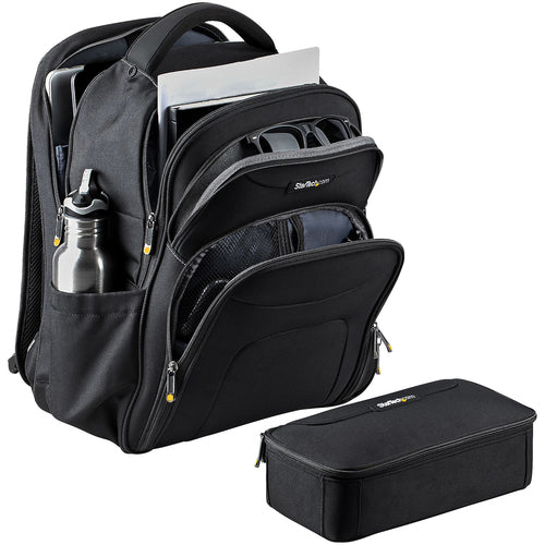 LAPTOP BACKPACK W/TABLET POCKET ERGONOMIC IT TECH COMMUTER BACKPACK