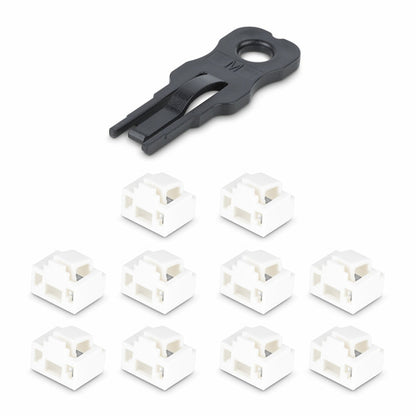 RJ45 PORT LOCKS - 10 PACK ETHERNET PORT BLOCKER DUST COVER