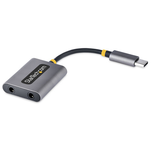 USB-C HEADPHONE SPLITTER - USB C TO DUAL 3.5MM AUDIO ADAPTER (USBC-AUDIO-SPLITTER)