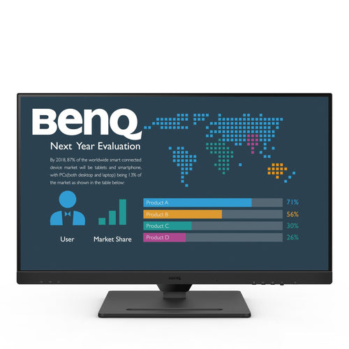 27IN IPS 2560X1440 BLACK 75HZ USB C HDMI V1.4 SPK HEIGHT ADJUST