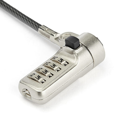 6.5FT LAPTOP CABLE LOCK STEEL 4 DIGIT COMPUTER SECURITY LOCK WEDGE