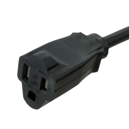 25FT POWER EXTENSION CORD NEMA 5-15R TO 5-15P COMPUTER POWER CORD